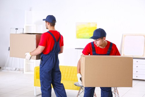 Local man with van helping with a residential move in Uxbridge