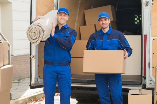 Medium-sized removal van in Uxbridge ready for moving day