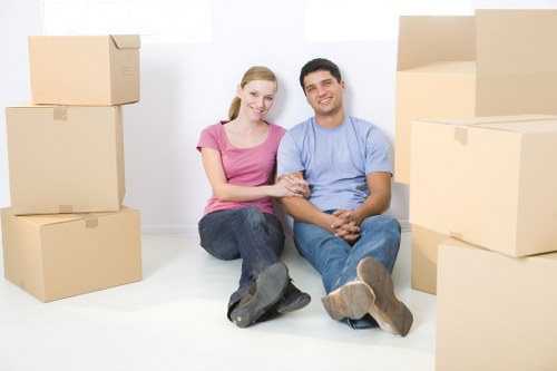 Checklist and labelling used to organise an office move