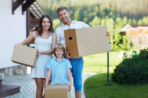 Moving truck in Uxbridge ready for a local residential relocation