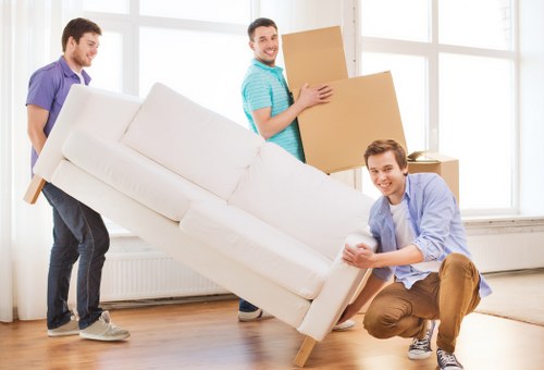 Professional Uxbridge removal van loading furniture safely