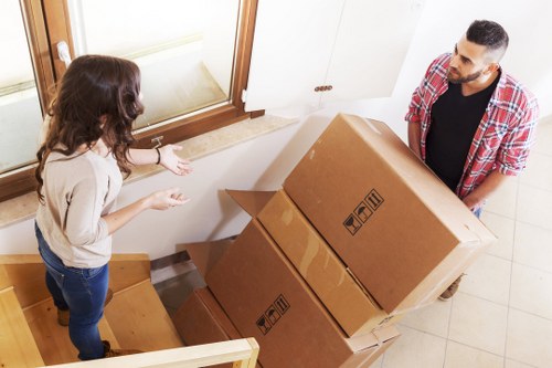 Commercial moving truck for office relocations in Uxbridge