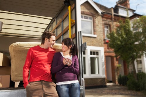 Fast house move service in Uxbridge with furniture transport
