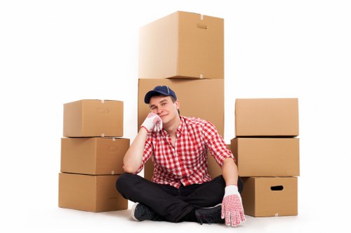 Local removals truck handling furniture transport in Uxbridge